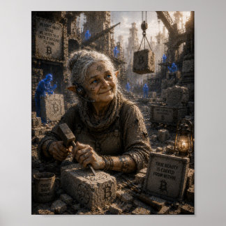 Poster Beauté intérieure / Dispatcher / Tailleur de pierr