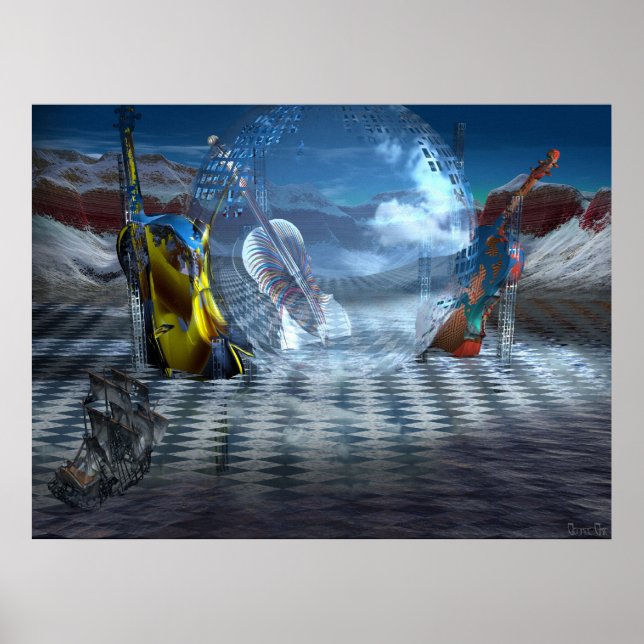 Poster Beauté perdue de la désharmonie (Devant)