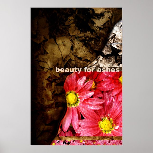 Poster Beauté pour cendres (Devant)