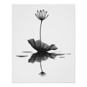 Poster Beauté pure Lotus