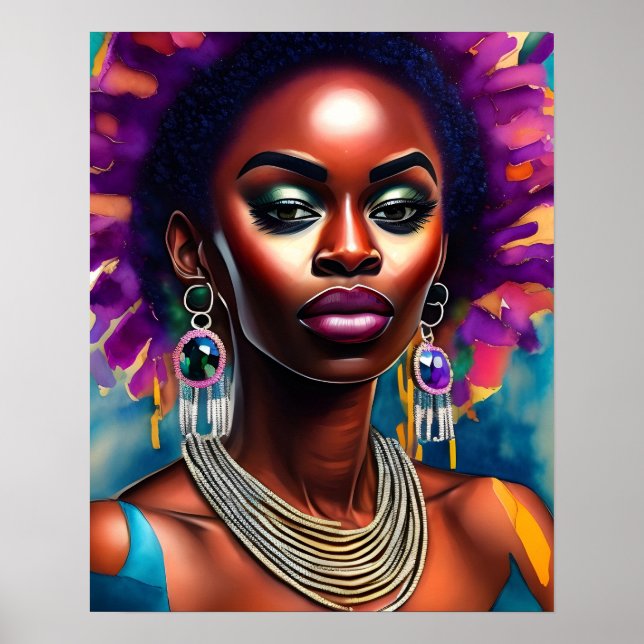Poster Beauté radieuse (Devant)