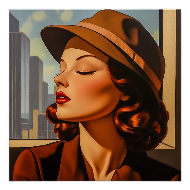 Poster Beauté Rétro Los Angeles (Devant)