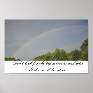 Poster Beautés arc-en-ciel