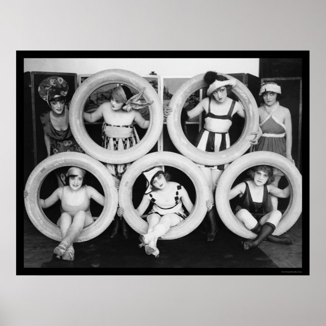 Poster Beautés de bain Mack Sennett 1922 (Devant)