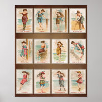 Beautés de bain vintages Set 2