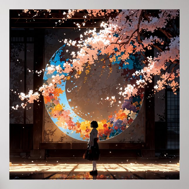 Poster Beautiful anime art (Devant)