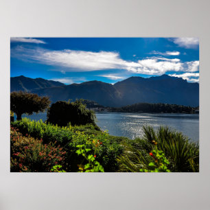 Poster Beautiful Lake Como Italy