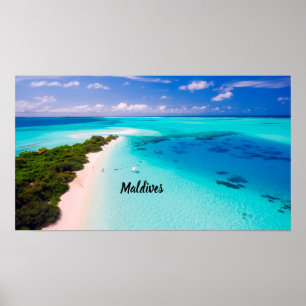 Poster Beautiful maldives