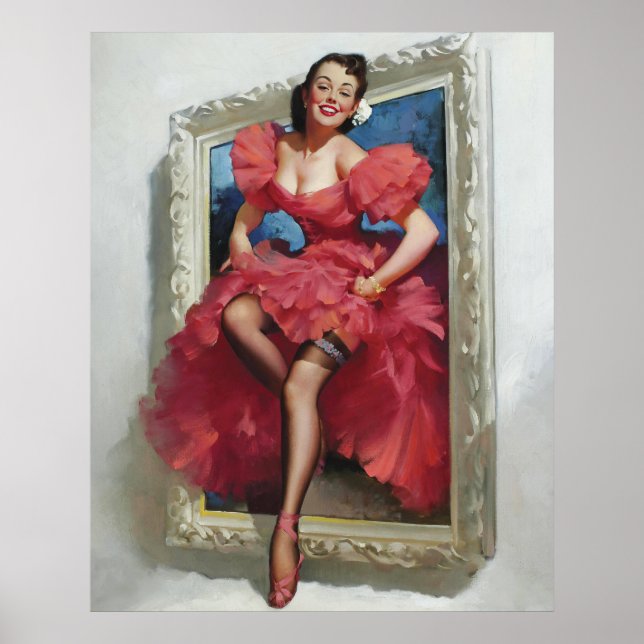 Poster Beautìul Women Sortez De La Poignée (Devant)