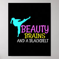 Beauty Brains Black Belt Karate Martial Arts Cadea