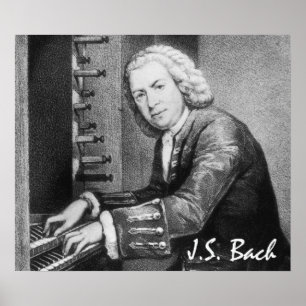 Poster Beaux-arts de Johann Sebastian Bach