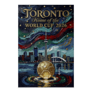 Poster Beaux-arts de soccer de Toronto 2026 Stade 