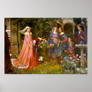 Poster Beaux-Arts du jardin enchanté