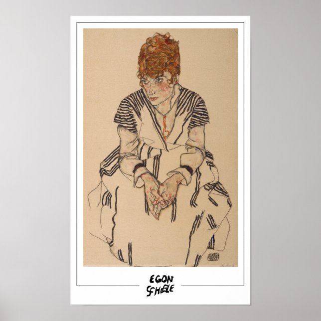 Poster Beaux Arts Egon Schiele #234 (Devant)