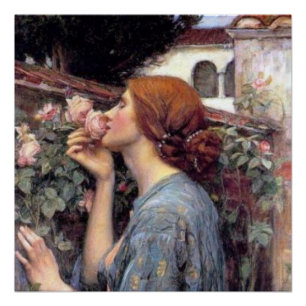 Poster Beaux-arts l'âme de l'affiche de rose