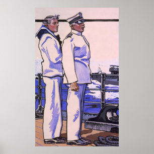 Poster Beaux marins, WW1 1917 Art