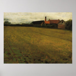 Poster Beaux - Paysage Avec Agritourisme