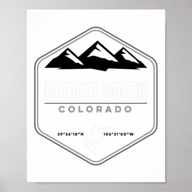Poster Beaver Creek Colorado (Devant)