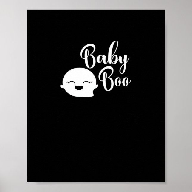 Poster Bébé Boo Halloween (Devant)