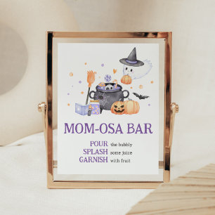 Poster Bébé brasse violet Halloween Maman Osa Bar