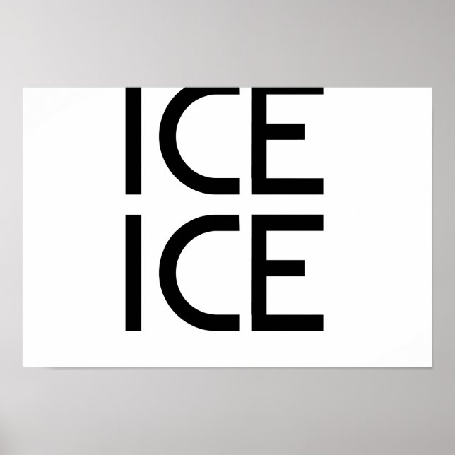 Poster Bébé de glace (Devant)