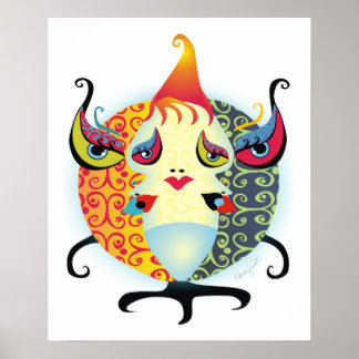 Poster Bébé de la lune de récolte