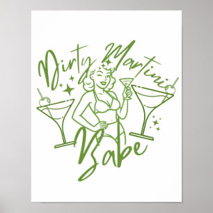 Poster Bébé Dirty Martini