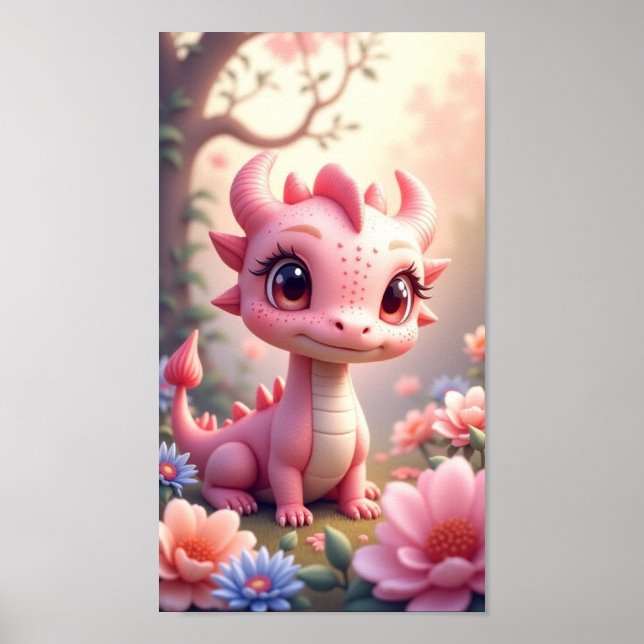 Poster Bébé Dragon (Devant)