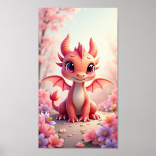 Poster Bébé Dragon