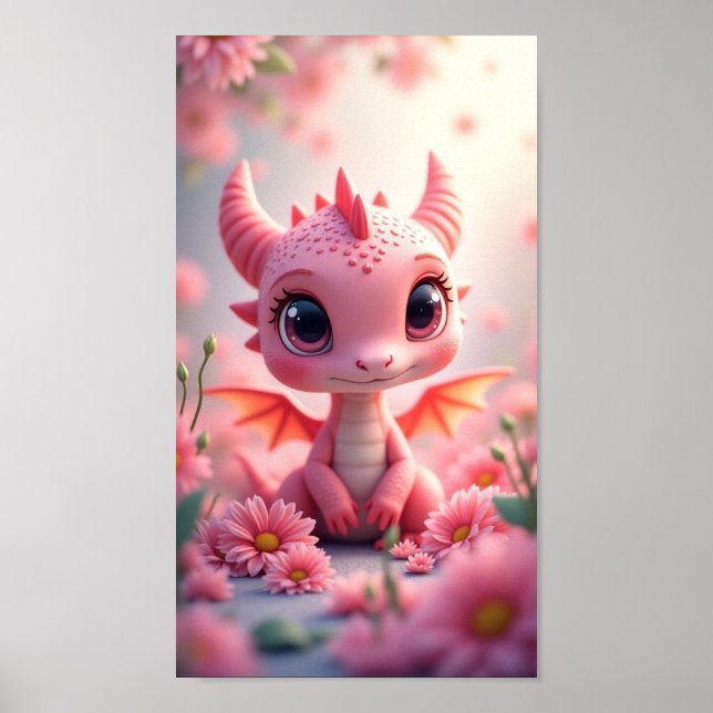 Poster Bébé Dragon (Devant)