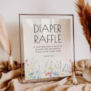 Poster Bébé en fleur Fleur sauvage Déchets Signe de cheva