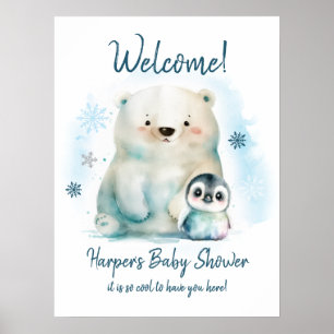 Poster Bébé Il fait froid dehors