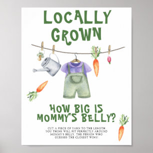 Poster bébé légume - quelle est la taille du ventre de ma