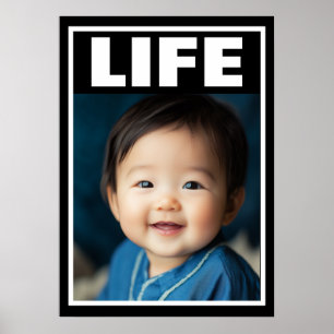Poster Bébé pro-vie Beau bébé asiatique garçon souriant