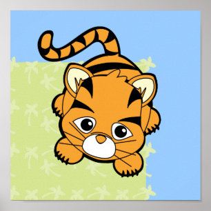 Poster Bébé Tiger Cutie
