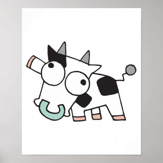 Poster Bébé vaches (Devant)