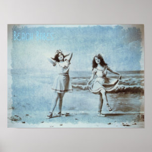 Poster Bébés de plage