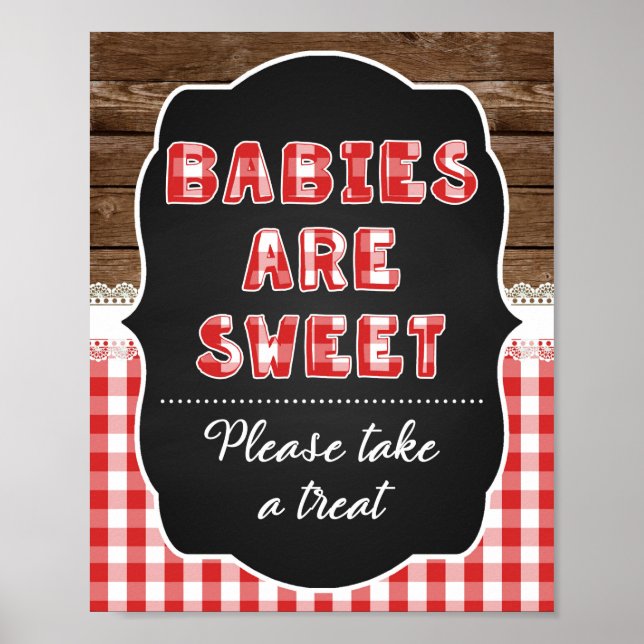 Poster Bébés R Sweet Favor Signal - Red Baby Q (Devant)