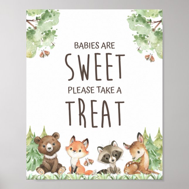 Poster Bébés sont doux S'il vous plaît prendre une menace (Devant)