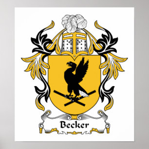 Poster Becker Family Crest