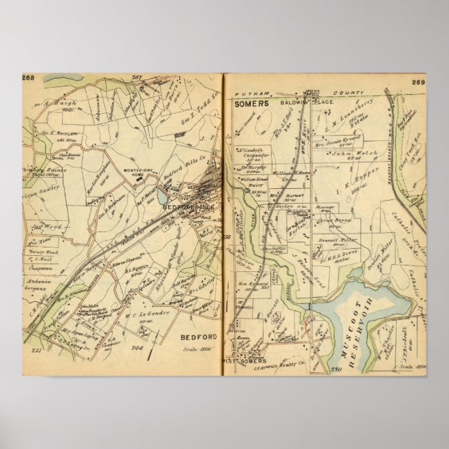 Poster Bedford, New York 4 (Devant)