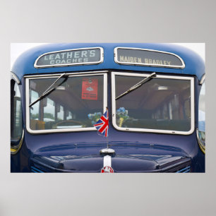 Poster Bedford OB Coach, vers 1950.