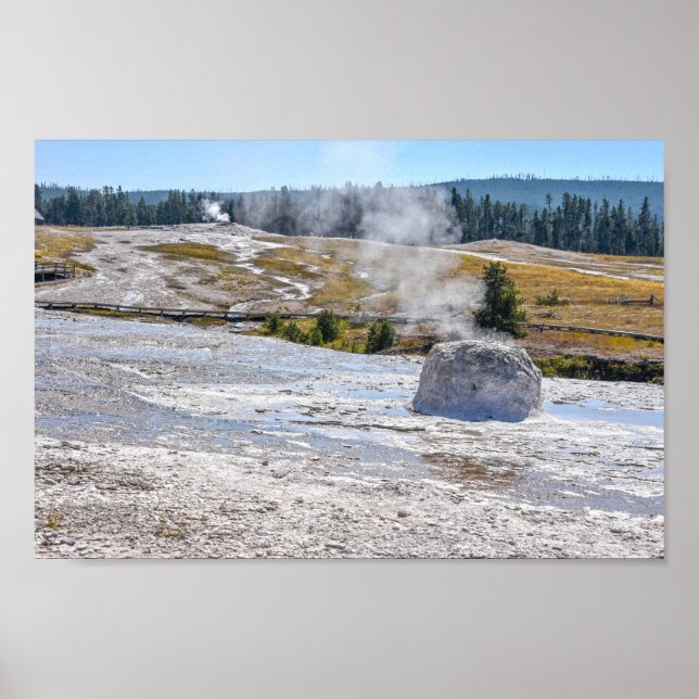 Poster Beehive Geyser, parc national de Yellowstone (Devant)