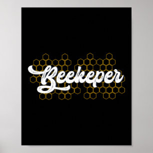 Poster Beekeeper Honey Bee