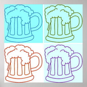 Poster Beer Mug /Oktoberfest