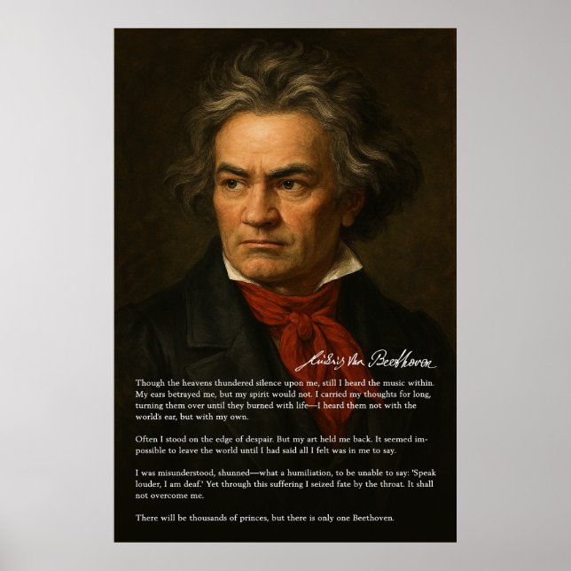 Poster Beethoven - Un portrait du génie et de la résoluti (Devant)