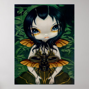 Poster Beetle Wings fée gothique Art Imprimer