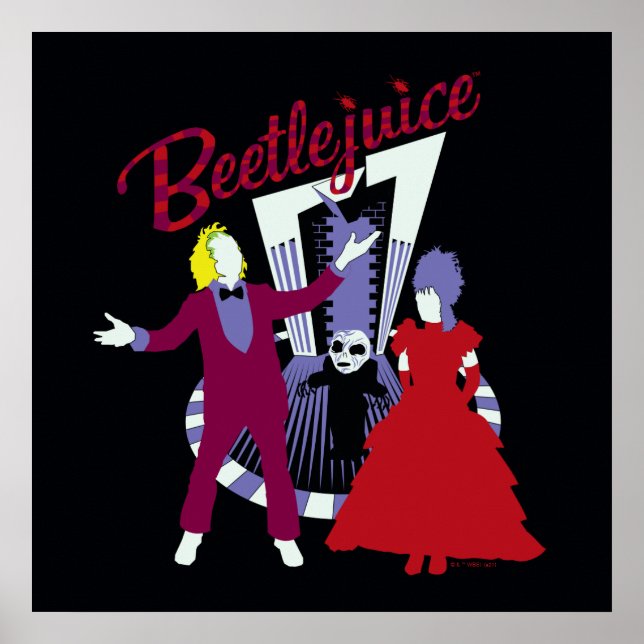 Poster Beetlejus | Beetlejus & Lydia Mariage (Devant)
