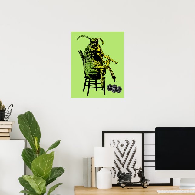 Poster Beetlejus | Le dendroctone en fauteuil (Bureau à domicile)