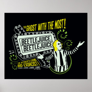 Poster Beetlejus   Marquee "Ghost With The Most"